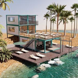 Cina qualità spiaggia <span class=keywords><strong>Hotel</strong></span> spedizione su misura di lusso Mobile vivente 20Ft 40Ft prefabbricato contenitore prefabbricato casa modulare - Product Image 1