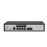 Commutateurs d'agrégation de fibres L2 gérés de haute qualité à prix réduit, 8 ports 1000M + 2 ports SFP 1000M, transcepteur fibre optique