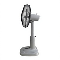 16-Zoll-Elektro-Standventilator mit Tischständer 2-in-1 Hochleistungs-Windventilator mit Oszillation und Höhenverstellung für den Außen- und Hotelbereich