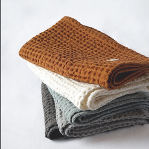 Wholesale Custom 38*64 cm 55 gram/piece check stock ready cotton terry tea <b>waffle</b> woven cloth cleaning kitchen dish towels - Product Image 3