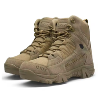 Botas de Montaña de Cuero de Alta Calidad para Exteriores 2026, Calzado Cálido, Botas de Senderismo Impermeables para Hombre