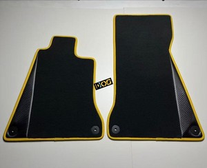 Alfombrillas de <span class=keywords><strong>microfibra</strong></span> personalizadas DOS para Mclaren 720s, alfombras de suelo para supercoches con insignia finamente bordada - Product Image 4