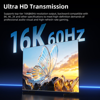 Câble en silicone Doonjiey HDTV 16K 60Hz 8K 4K 96 Gbps HDR RTX5090/5080 PS5 pour ordinateur portable, caméra, moniteur, projecteur