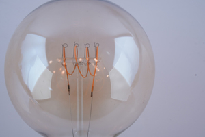LED電球サークルアンバーエジソン電球スパイラルLED220VE274WヴィンテージLEDゴールドスプレーフィリグリー装飾ランプエジソンランプ - Product Image 2