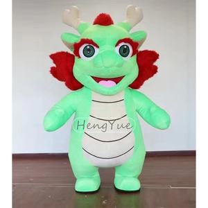 Costume de dragon de dinosaure gonflable mignon créatif 2m/2.6m mascotte gonflable <span class=keywords><strong>habillage</strong></span> de fête en plein air à vendre - Product Image 5