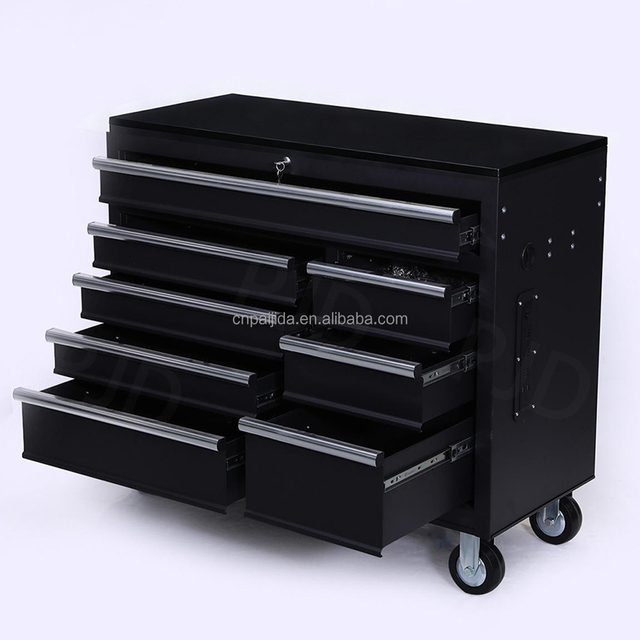 Garage Rolling Tool Cabinet 5 Drawers Lockable OEM Customizable Modern Design 300kg Load Capacity Workshop Mobile Utility Cart