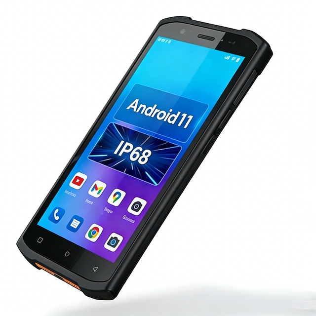 THCAN Android 11.0 4+64GB ROM 5.5-inch 4G WiFi Google Play Rugged PDA 1D/2D QR Barcode Scanner NFC/RFID Inventory Data Terminal