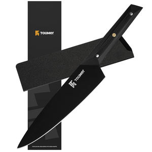 Couteau <span class=keywords><strong>de</strong></span> chef Yangjiang en acier inoxydable avec revêtement en <span class=keywords><strong>nitrate</strong></span> <span class=keywords><strong>de</strong></span> titane noir, couteau <span class=keywords><strong>de</strong></span> chef à marque privée - Product Image 2