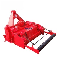 Sarcleuse rotative robuste pour tracteur à 4 roues, avec butteuse à 2 rangs