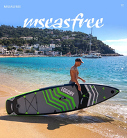 Planche de paddle gonflable de haute qualité 12,6' Stand up Paddle Board avec ailerons