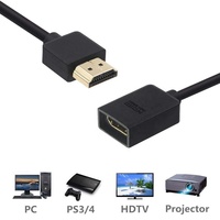 Adaptador Giratorio de Extensión HDMI Macho a Hembra 4K, Niquelado, para Google Chrome Cast, Roku Stick, Laptop, HDTV y Más