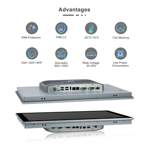 Ordinateur industriel embarqué de haute qualité avec processeur Core I3 I5 I7 de 8e génération, écran tactile tout-en-un, PC industriel PPC-3173WAC - Product Image 3