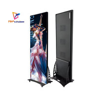 Display LED a Colori per Interni TOPvision P1.8 P2 P2.5, Schermo Digitale a Colonna