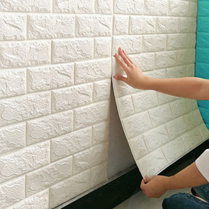 27.6 "X 30.3" PE pannelli da parete adesivi da parete Peel and Stick impermeabile autoadesivo 3d schiuma carta da parati rotolo per la cucina decorazione della casa - Product Image 3