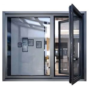 نافذة ألمنيوم مخصصة من SJUMBO بطلاء مؤكسد مقاوم للأعاصير ومعتمدة للمباني السكنية والتجارية - Product Image 6