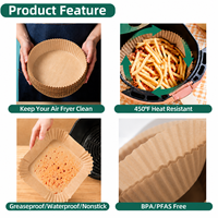 Papier alimentaire premium jetable biodégradable, résistant à la graisse et aux hautes températures, en pâte de bois vierge