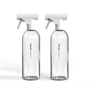 Envases Transparentes <span class=keywords><strong>para</strong></span> Soluciones de Limpieza de 500ml, 750ml, 16oz, 25oz, Botella de Spray de Plástico Cosmo en Forma de Bala con Pulverizador de Gatillo de 28-410 - Product Image 4