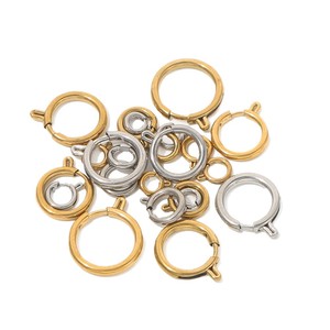 ACEWORKS 18K PVD Gold Stainless Steel <b>Spacers</b> Jewelry | 6mm/18mm Sizes | Waterproof Durable Connector for Necklace Making - Product Image 5