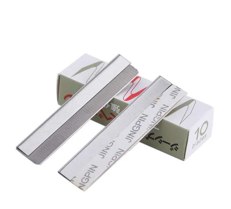 MASSA 10pcs/Box Single Stainless Steel Women's Razor Eyebrow Trimmer Easy Face Shaver Hair Removal Knife Shaving Makeup Tools