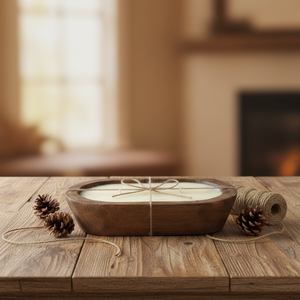 Bol à pâte en <span class=keywords><strong>bois</strong></span> polyvalent, <span class=keywords><strong>plateau</strong></span> décoratif pour la fabrication de bougies, rangement de cadeaux de mariage, décoration de cuisine et salle de bain style ferme, vente en gros - Product Image 6