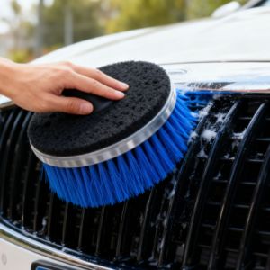 7. <span class=keywords><strong>Brosse</strong></span> de détaillage automobile universelle de 5 pouces avec support à boucle et crochet pour polisseuse à double <span class=keywords><strong>action</strong></span> et kit d'accessoires de <span class=keywords><strong>nettoyage</strong></span> automobile - Product Image 3
