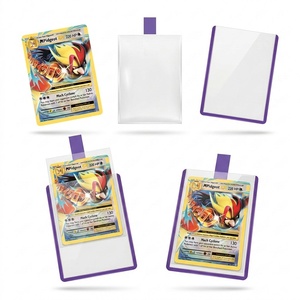 Fundas Protectoras para Tarjetas con Sistema de Extracción Fácil, con Película PET Brillante, Fundas de Plástico Resistentes para Tarjetas de Juego TCG de Tamaño Estándar - Product Image 3
