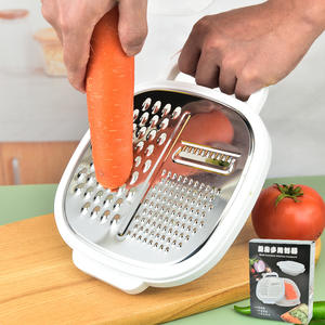 Лидер продаж, кухонная многофункциональная терка, измельчители, ломтики, измельчитель фруктов и овощей, терка для овощей с контейнером - Product Image 2