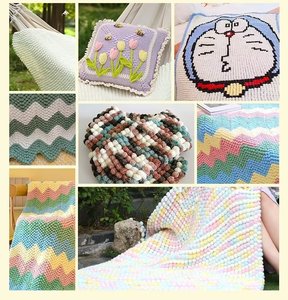 Hilo Chenille Grueso de 100g, 100% Poliéster, Estilo Hipster, para Tejer a Mano Mantas con Efecto Nube - Product Image 3