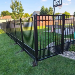 Clôture <span class=keywords><strong>de</strong></span> piscine en aluminium standard australienne Panneaux tubulaires conformes à la norme australienne Conception <span class=keywords><strong>de</strong></span> latte - Product Image 4