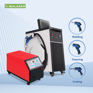 ماكينة لحام ليزر ألياف محمولة عالية الجودة 4 في 1 بتبريد هوائي من الألومنيوم بقوة 1600 واط للحام الألومنيوم، تصنيع حسب الطلب - Product Image 1