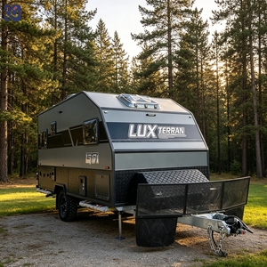 CAMPTRL 2026 Remorque de camping-car rétro, style vintage, design classique, caravane de camping pour voyages panoramiques et séances photo - Product Image 1