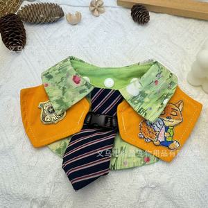 Baberos para Perros, Pañuelos para Gatos, Pañuelos Ajustables con Diseño de Policía para Mascotas, Accesorios para Perros y Gatos, Origen Zhejiang - Product Image 4