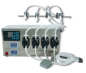 Four Head Automatic Peristaltic <b>Pump</b> Electrical Liquids Filling Machine for Plastic Spray Bottle Juice Filler Milk Water - Product Image 2