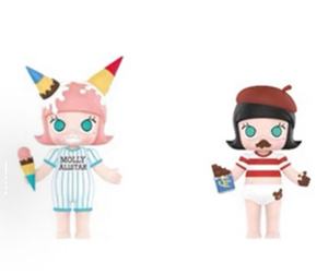 Véritable <span class=keywords><strong>Molly</strong></span> Food Party Series Boîte aveugle marée Collection de jouets Poupée Ornements décoratifs Cadeau surprise - Product Image 6