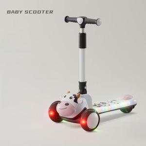Nouveau modèle Scooter pour enfants à 3 roues Scooter pliable pour enfants de 2 à <span class=keywords><strong>10</strong></span> <span class=keywords><strong>ans</strong></span>, réglable en hauteur - Product Image 4