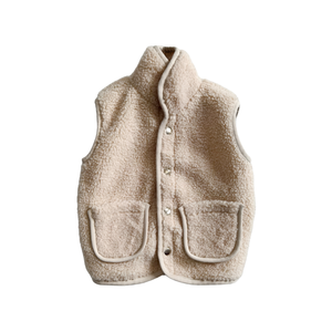 Gilet Invernale per Bambini, Giacca Casual, Cappotto in Tessuto Effetto Pelle di Agnello per Ragazze, Cappotto Trapuntato Caldo, Giacca Alla Moda per Bambine - Product Image 2