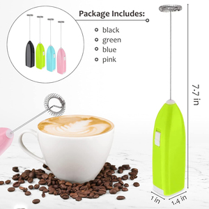 Portable Automatic Battery Operated Egg Beater Powerful Whisk Handheld Foam <b>Maker</b> Blender Mini Electric Milk Frother for Coffee - Product Image 2