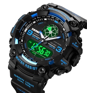 Reloj <span class=keywords><strong>Digital</strong></span> de Lujo Skmei 1818, Modelo en Oferta, Doble Hora, 5ATM, Alarma, Resistente al Agua, Personalizado, a la Moda - Product Image 5