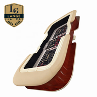 Table de craps sur mesure Lange 136 pouces, fournitures de casino, jeu de dés, table de poker avec pare-chocs en caoutchouc pyramidal diamanté, service personnalisé