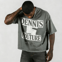 T-shirt décontracté surdimensionné, poids lourd, impression personnalisée, t-shirt de haute qualité, 100% coton, épaules tombantes, graphique, t-shirt ample et court