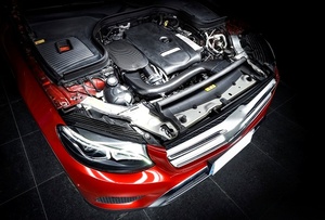 Mejora la velocidad de conducción Sistema de admisión de fibra de carbono seco real para Mercedes Benz W253 Glc200/glc260/glc300 16-19 Tubo de admisión del motor - Product Image 4