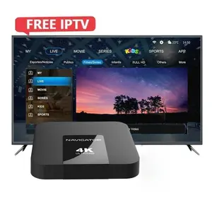 Caixa de TV para streaming Android 4K h.265 IPTV 5G/2.4G Dupla Wifi com desconto de fábrica Smart OTT STB Ready-to-Ship
