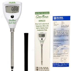 เครื่องวัดค่า EC ในดิน Hanna Hi98331 ช่วงการวัด 0-200 mS พร้อมวัดอุณหภูมิ แบบพกพา - Product Image 2