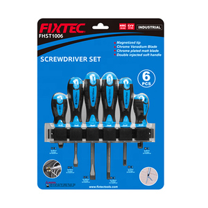 Juego de Destornilladores Multiusos FIXTEC, Planos/Phillips, CRV 6 en 1, con Buen Precio, FHST1006, Precio del Juego de Destornilladores FHST1006 FHS - Product Image 1