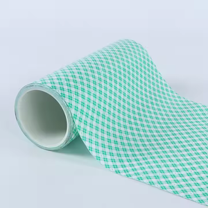 Rotoli Jumbo Personalizzati di Alta Qualità in Carta Kraft Rivestita in Silicone con Griglia Verde, Carta Antiadesiva in PE Rivestita in Silicone - Product Image 1