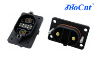 2+10 Stapeladapter 100A-200A 600V Hochstrom Langlebig Multifunktional Wasserdicht Energiespeicher Lithium Kupfer Stecker/Buchse
