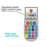 10 niveaux de luminosité! RGBWW 10 pouces ringlight avec télécommande 15W a mené la lumière d'anneau de chargement USB a mené la lumière vidéo