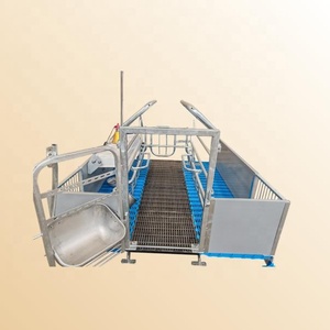 กรงคลอดสุกร HENGYIN รุ่นใหม่ ยอดนิยม ทนทานต่อการกัดกร่อน ผลิตจากเหล็กชุบสังกะสีแบบจุ่มร้อน ผิวเรียบ นุ่มสบาย ครบครัน - Product Image 1