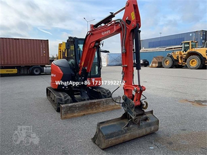 Utilisé pour l'excavatrice sur chenilles miniature U50-5 avec moteur, boîte de vitesses, pompe - Haute efficacité, godet de 0,2 m, puissance de 40 kW - Product Image 6