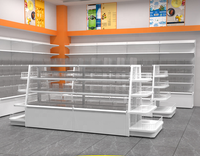 Présentoir de casse-croûte commercial en gros de haute qualité Étagères de supermarché de boutique Présentoir de gondoles de magasin pour le magasin de détail